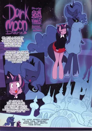 (Flanks and Sunshy) Dark Moon Diaries manga cover