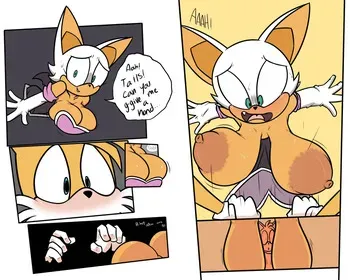 [John Terrible/Manwithnobats] Rouge hanging with her Hangers manga cover