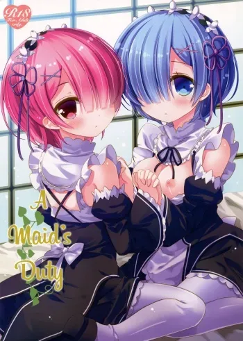 (C90) [@ism (Aono Ribbon)] Maid no Oshigoto | Maid's Duty (Re:Zero kara Hajimeru Isekai Seikatsu) [English] [EHCOVE] manga cover