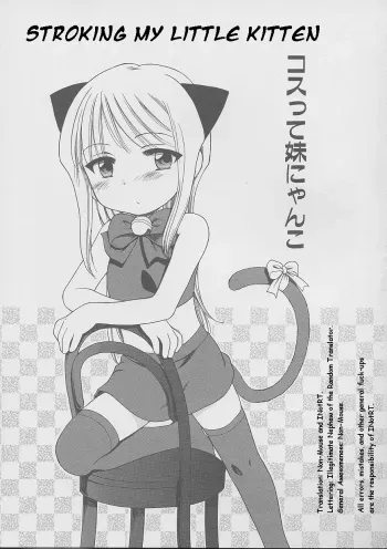 Stroking My Little Kitten v2 manga cover