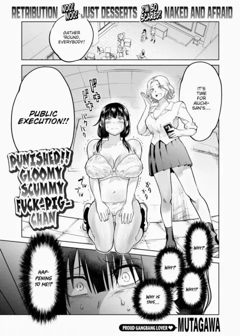 Punished!! Gloomy Scummy Fuck-Pig-chan ❤ manga cover