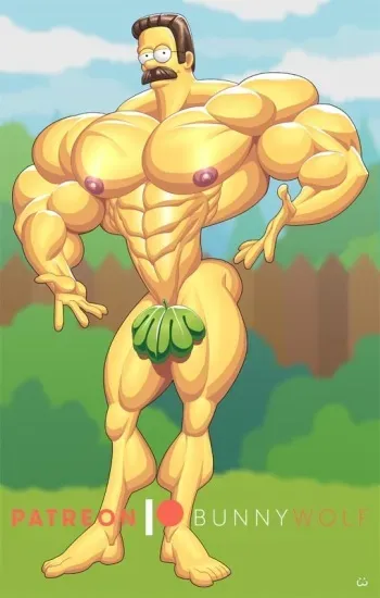 [The Fabulous Croissant] Sexy Flanders (The Simpsons) manga cover