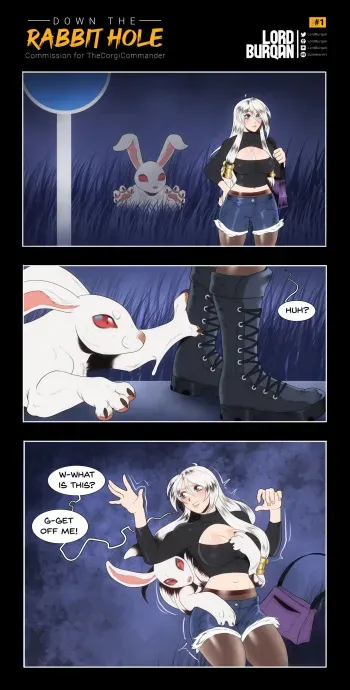 [Lordburqan] Down The Rabbit Hole manga cover