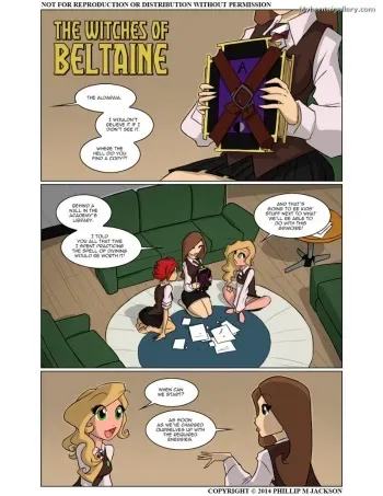 the witches of Beltaine manga cover