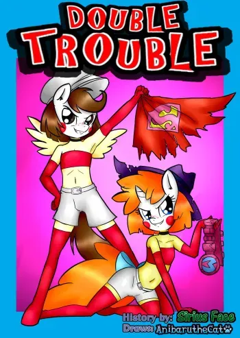 [AnibarutheCat] Double Trouble (My Little Pony Friendship is Magic, Batman Beyond) manga cover