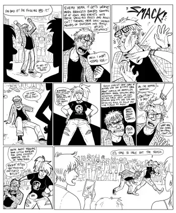 [purelygross] Incel Rage (The Eltingville Club) manga cover