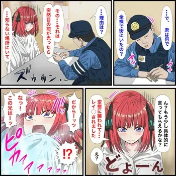 [Banana Style] Anime Chara to Sex Dekiru Appli 20, Harem Hen (Gotoubun no Hanayome) manga cover