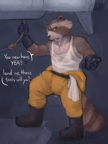 [Fanofthefurr] Mr. Rocket will be paying me a visit tonight manga cover