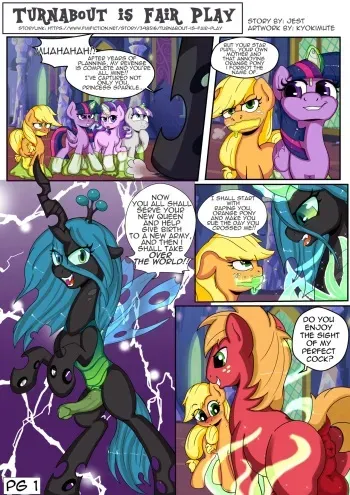 [Kyokimute] Turnabout is Fair Play (My Little Pony: Friendship is Magic) manga cover