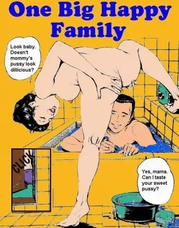 One big happy family (colored) ENG manga cover