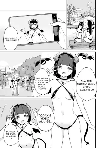 Succubus Plays a Prank on a Human Man! manga cover