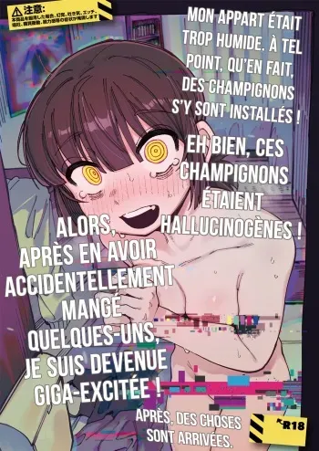 [Hoshoku Shoujo (Karasu Chan)] Ie ga Shike Sugite Haete Kita Genkaku Yuuhatsu Kinoko wo Gosyoku Shite Hatsujyou Shita Ato no Are ya Kore [French] [JnTo] [Digital] manga cover