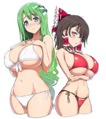 [touhou project]swimsuit collage manga cover