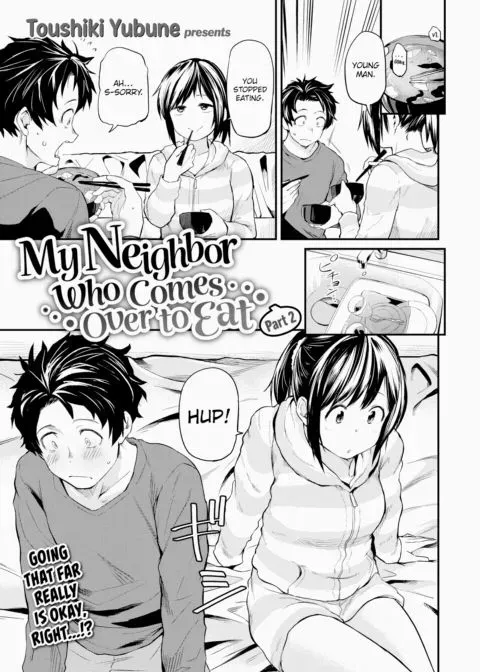 My Neighbor Who Comes Over to Eat ~Part 2~ manga cover
