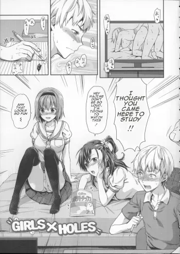 Girls x Holes manga cover
