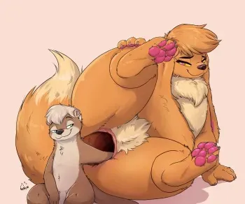 [neemyart] Dog anal vore manga cover