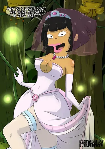 [H1DRAW] Futurama - Amy´s Wedding Day manga cover