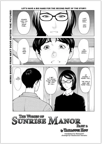 Hinodesou no Onna-tachi | Women of Sunrise Manor Ch. 2 manga cover