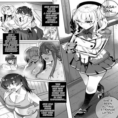 Kancolle Kaga & Kashima Possession [Doujinshi] manga cover