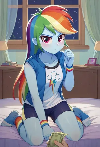 Rough sex for cash - RAINBOW DASH (AIpajac) manga cover