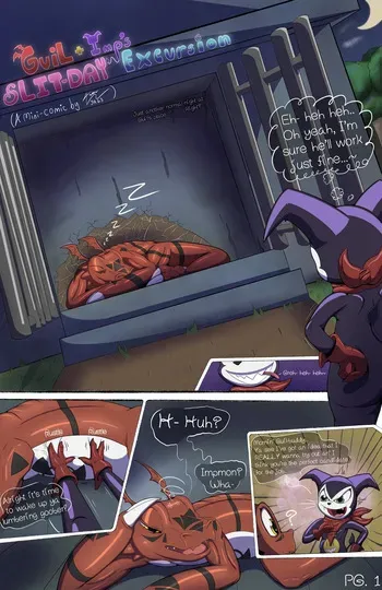 [V3RG3 (AnonV3RG3)] Guilmon & Impmon's Slit Day Excursion manga cover
