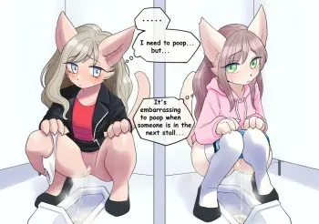 Pooping at the Same Time manga cover