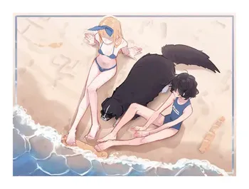 [popopoka] At the Beach manga cover