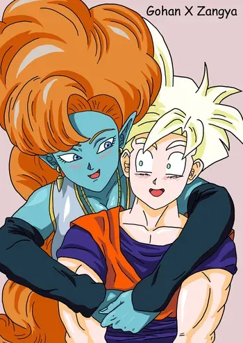 [TheWriteFiction] Gohan X Zangya: Fiery Lake (Sketch) manga cover