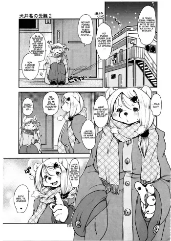 (C91) [Mayoineko (Setouchi Kurage)] Inui-kun no Junan 2 (Kemokko Lovers 7) [Spanish] manga cover