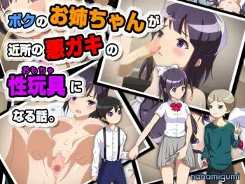 [Nanamigumi] Boku no Oneechan ga Kinjo no Aku Gaki no Sei Omocha ni Naru Hanashi. manga cover