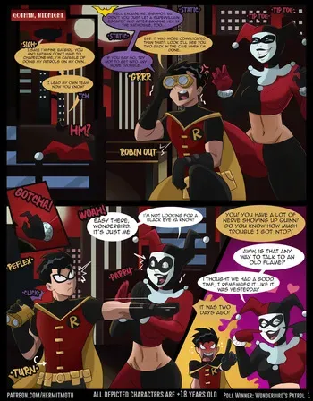 [HermitMoth] Harley and Robin: Second Shot of Crazy (Batman) manga cover