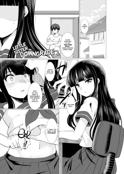 Little Sister Downgrade manga cover