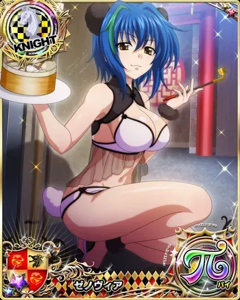 High School DxD Xenovia mobage cards (complete collection + NSFW edits) manga cover