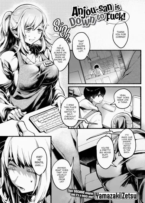 Anjou-san is Down to Fuck! manga cover
