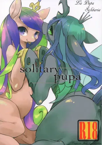 (Kansai! Kemoket 2) [Hosi Hutatu. (Yoo Oona)] solitary pupa | La Pupa Solitaria (My Little Pony: Friendship is Magic) [Spanish] [Red Fox Makkan] manga cover