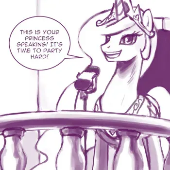 [John Joseco] Ask Princess Molestia (My Little Pony: Friendship is Magic) manga cover