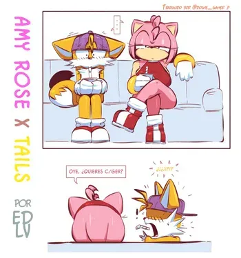 [EDLV] Tails x Amy (Sonic the Hedgehog) (Spanish - En curso) [Dogie Gamer] manga cover