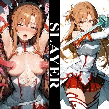 [analucia]Sword Art Online_no500_asuna_slayer[AI GENERATED] manga cover