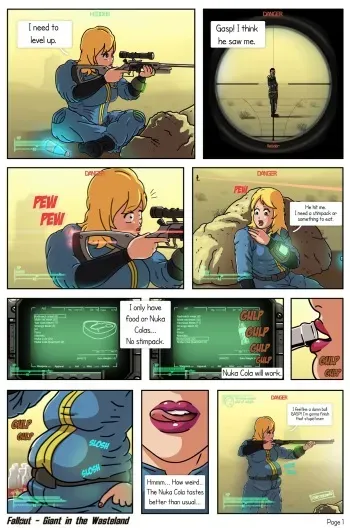[xmasterdavid] Giant in the Wasteland (Fallout) [Ongoing] manga cover