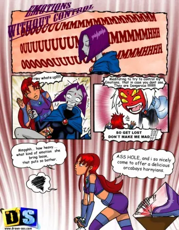 [DrawnSex] Emotions Without Control (Teen Titans) manga cover