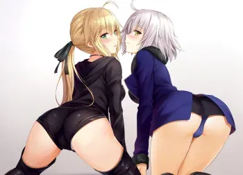 [Denji Houniki] Jeanne d'Arc x Artoria Pendragon (Fate/Grand Order) manga cover