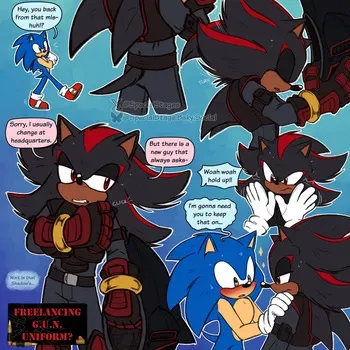 [specialstages] Untitled GUN Uniform Comic (Sonic the Hedgehog) manga cover