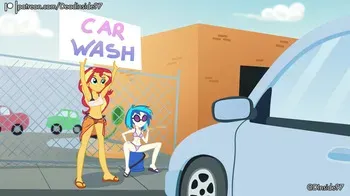 [DeadInside97] Car wash (My Little Pony: Equestria Girl) manga cover