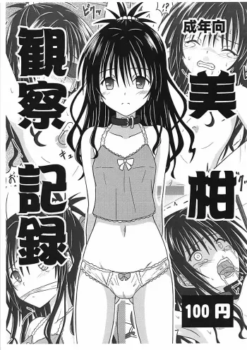 (COMIC1☆13) [Chi-Ra-Rhyzhm (Hidaka Toworu)] Mikan Kansatsu Kiroku (To LOVE-Ru) manga cover