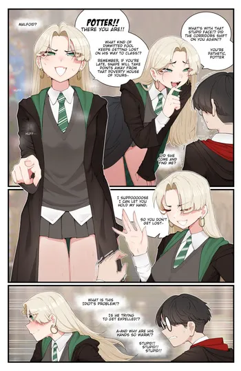 [Luxu] Tsundere Malfoid (Harry Potter AU) manga cover