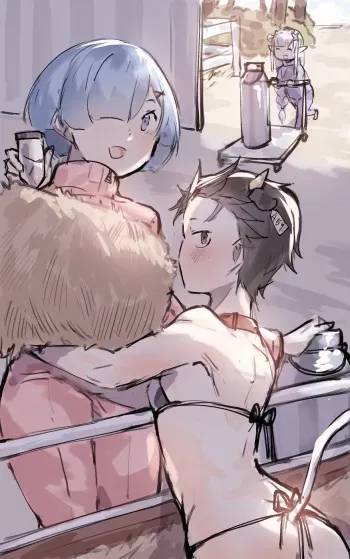 [Angel] Bokujou Paro RemSuba (Re:Zero kara Hajimeru Isekai Seikatsu) manga cover