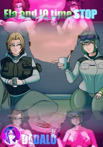 [Dedalo] Ela and IQ time STOP (Rainbow Six) manga cover