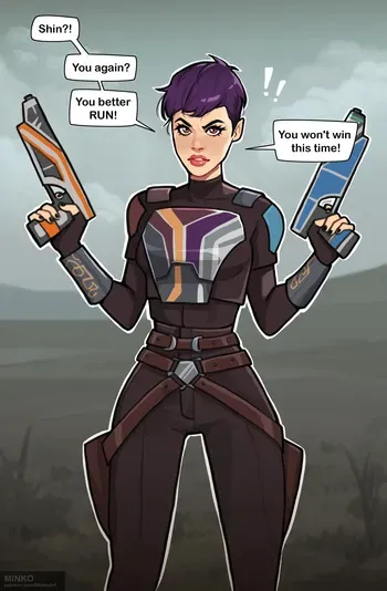 [Olena Minko] Sabine and Shin (Star Wars) manga cover
