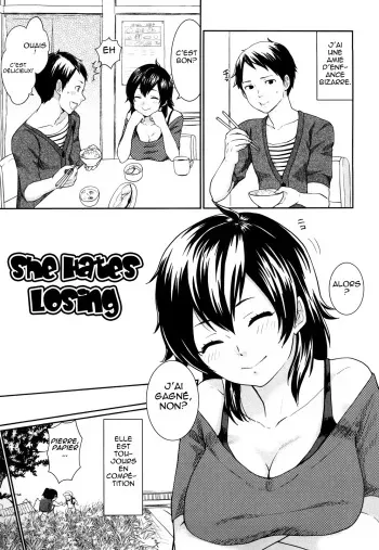 [Bareisho] Kanojo wa Makezugirai | She Hates Losing (Chinchin Kamokamo) [French] [Dimhell] manga cover