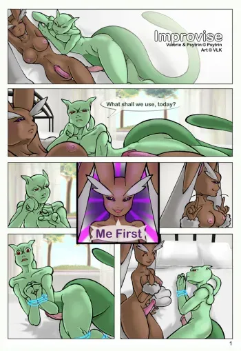 [Vaporeon249] Improvise (Pokemon) manga cover